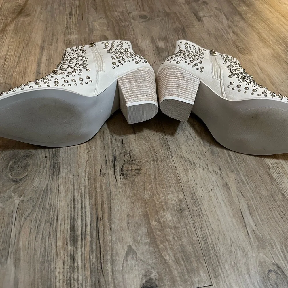 Glamorous Studded Ankle Boots - Picture 2 of 7